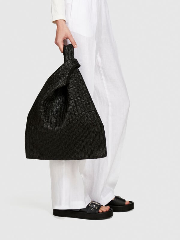 Shopper ψάθινη - τσάντες tote bags γυναικείες | Sisley