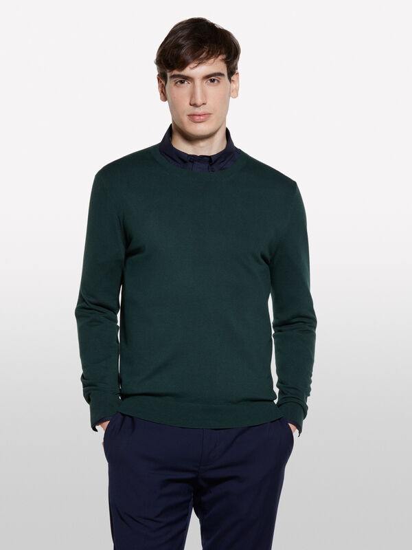 Μπλούζα regular fit - μπλούζες με λαιμόκοψη ανδρικές | Sisley