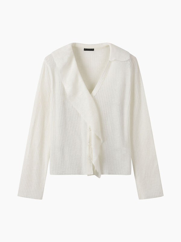 &Zeta;&alpha;&kappa;έ&tau;&alpha; &mu;&epsilon; rouches - sisley k cardigan | Sisley K