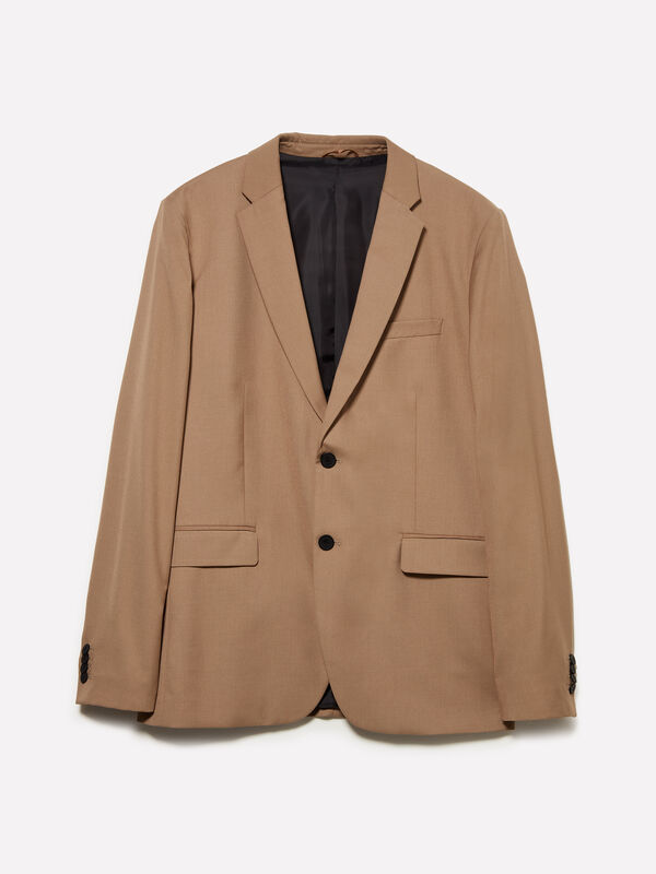 Μπλέιζερ sartorial μπεζ - μπλέιζερ ανδρικά | Sisley