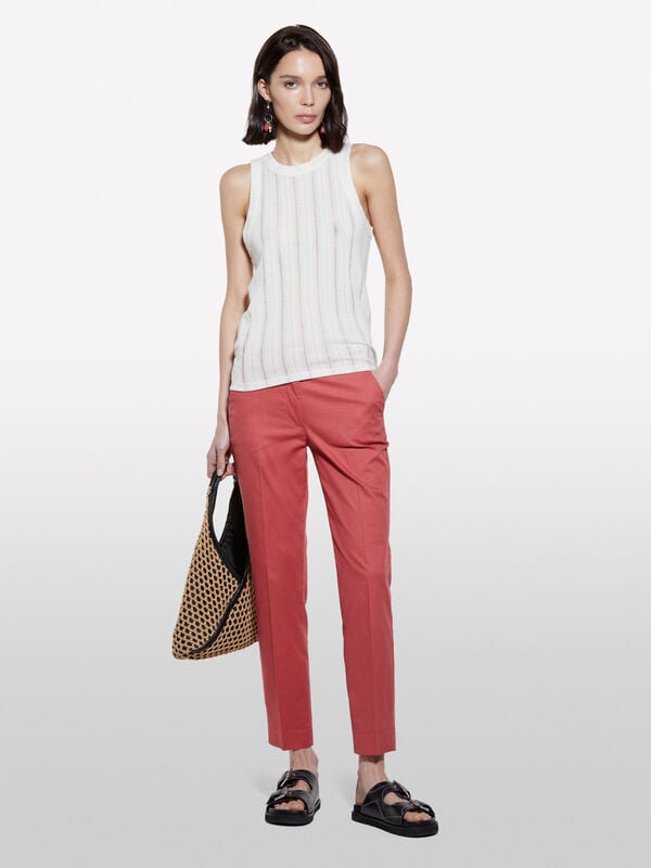 Τσίνο fard regular fit  - παντελόνια chinos γυναικεία | Sisley