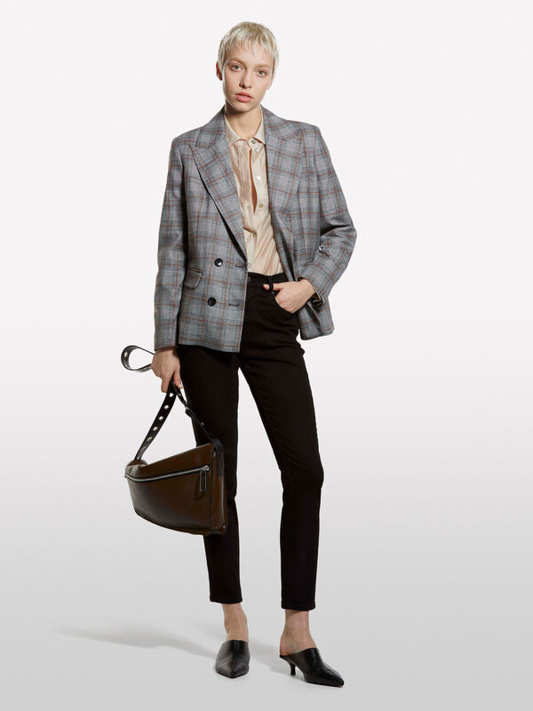 Τζιν Style 69 slim fit μαύρο - τζιν slim fit γυναικεία | Sisley