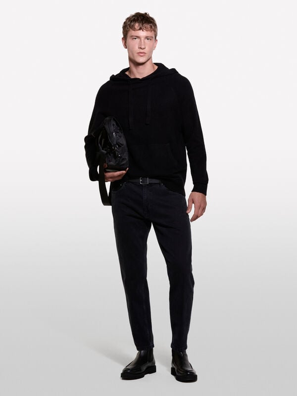 Τζιν Miami carrot fit μπλε σκούρο - τζιν skinny fit ανδρικά | Sisley