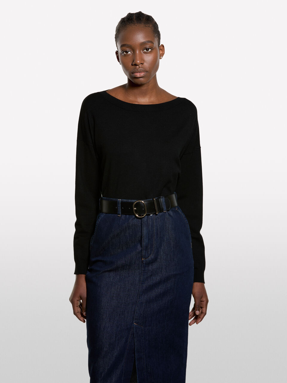 BOAT-NECK SWEAT.L/S Γυναικεία image number null