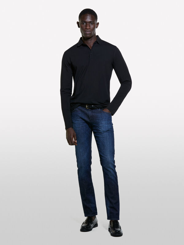 Τζιν Helsinki μπλε σκούρο skinny fit - τζιν skinny fit ανδρικά | Sisley
