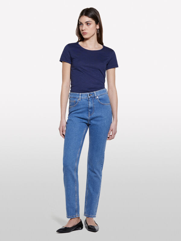 Τζιν Style 70 slim fit σε ανοιχτή απόχρωση - τζιν slim fit γυναικεία | Sisley