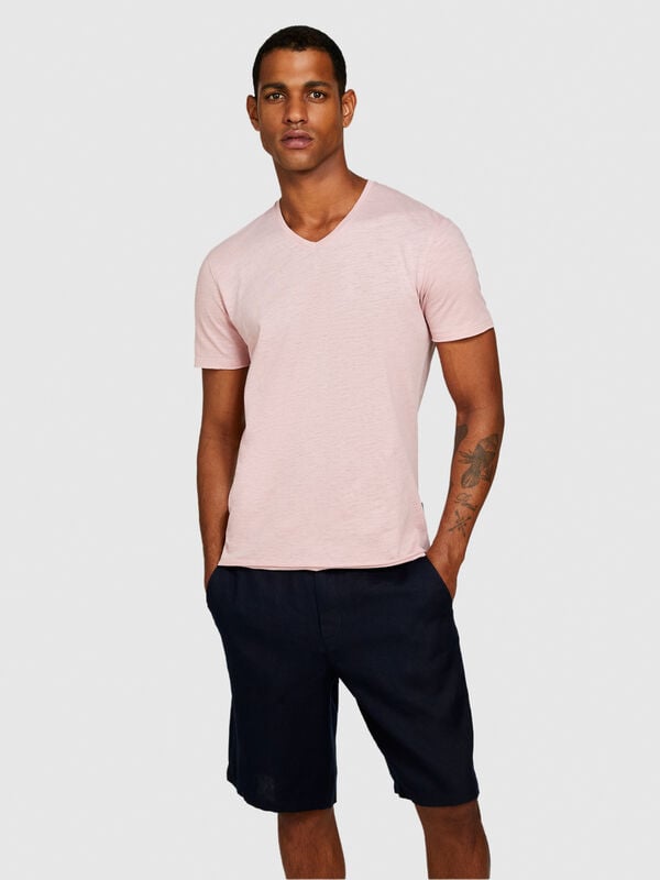 Μπλούζα slim fit - μπλουζάκια κοντομάνικα ανδρικά | Sisley