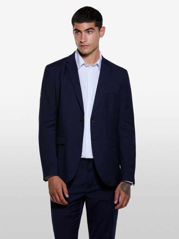 Μπλέιζερ sartorial μπλε σκούρο - μπλέιζερ ανδρικά | Sisley