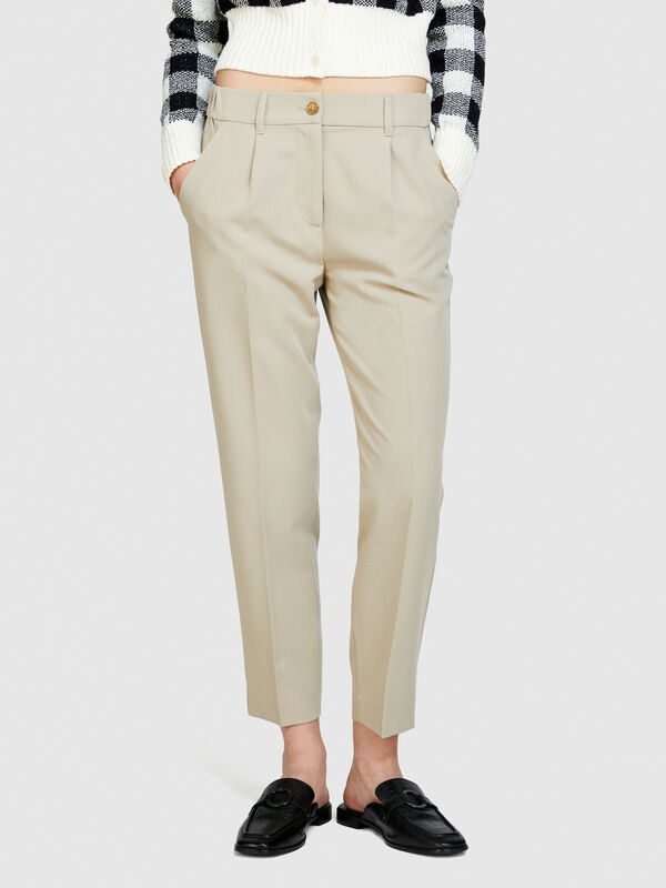 Τζόγκερς μονόχρωμο - παντελόνια τζόγκερς γυναικεία | Sisley