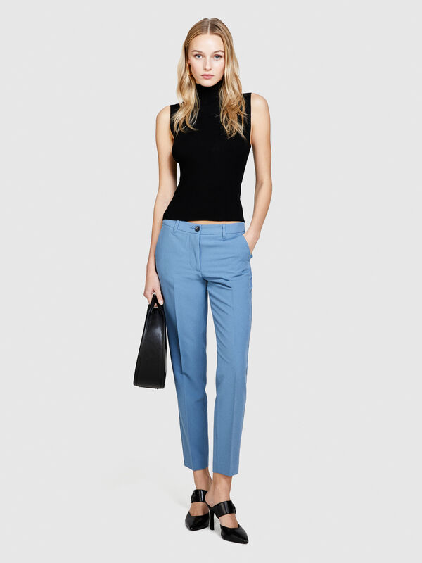 Παντελόνι στενό - παντελόνια skinny γυναικεία | Sisley