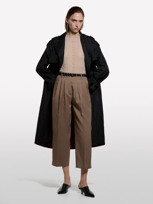 Μπλούζα από τούλι - τοπ γυναικεία | Sisley