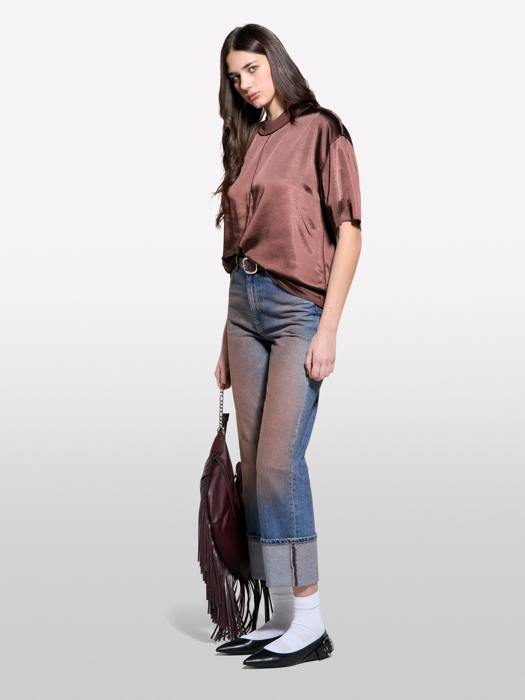 Τζιν relaxed fit color spray