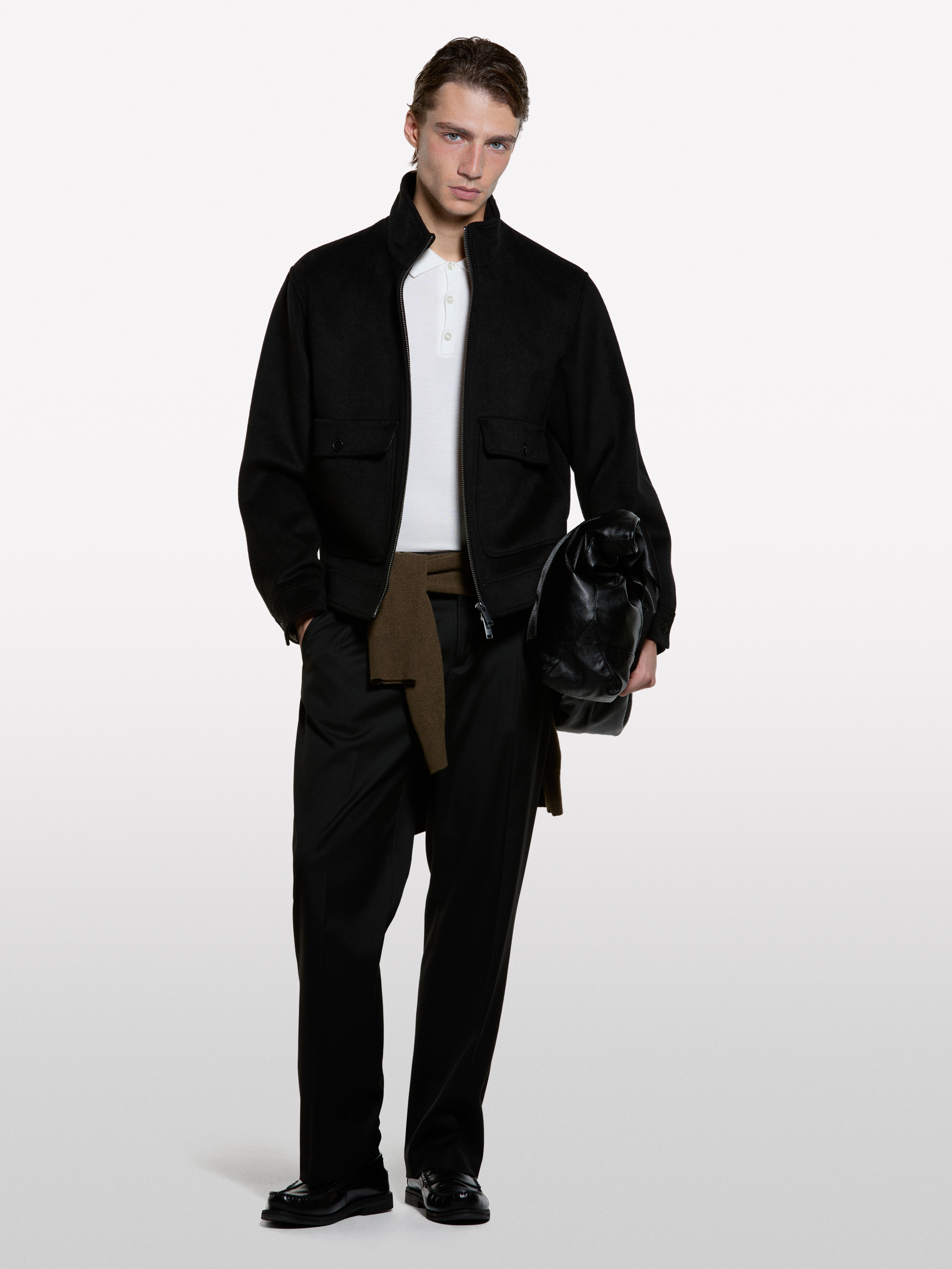 Sisley - Polo Crème En Maille, Homme, Blanc, Taille: XL